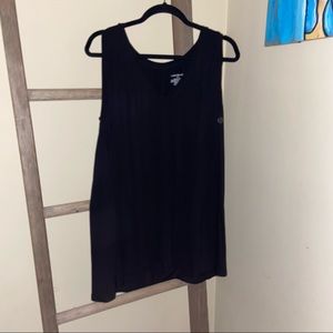 NWT Lane Bryant Black V Neck Tank Top